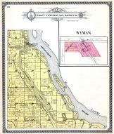 Wyman, Port Louisa, Muscatine Lake, Mississippi River, Louisa County 1917